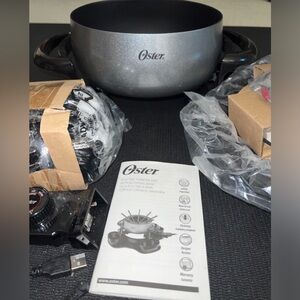 Oster Electric Fondue Pot with Rotating Base